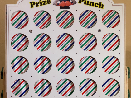 Punch Board Game - Free Standing Model