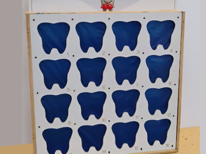 Punch Board Prize Game - Dentist Office Model